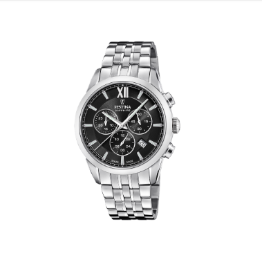 Festina Swiss Made muški hronograf -crni brojčanik
